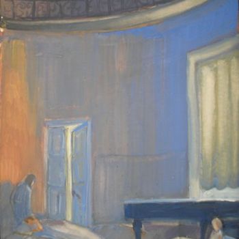 Painting titled "ecole maternelle (T…" by Inna Skliarevskaia, Original Artwork
