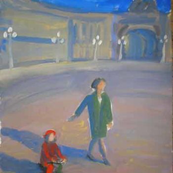 绘画 标题为“Enfance.Promenade a…” 由Inna Skliarevskaia, 原创艺术品