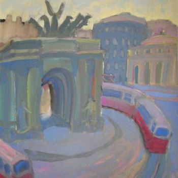 Painting titled "Porte Narve" by Inna Skliarevskaia, Original Artwork