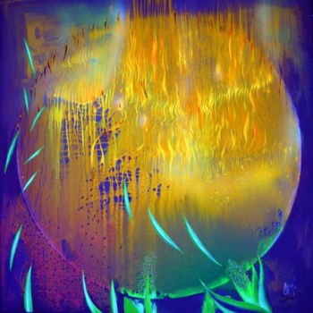 Картина под названием "Весеннее солнце" - Inner Light, Подлинное произведение искусства, Масло