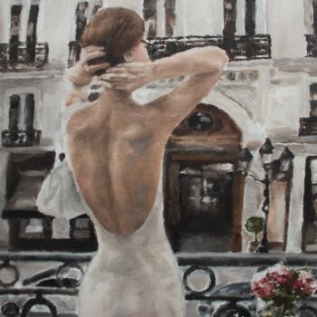 Peinture intitulée "Paris" par Insideyoureyes, Œuvre d'art originale, Huile