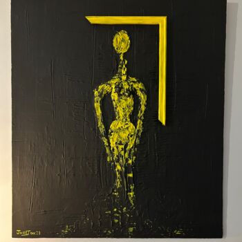 Peinture intitulée "L’inconnue" par David Josset, Œuvre d'art originale, Acrylique