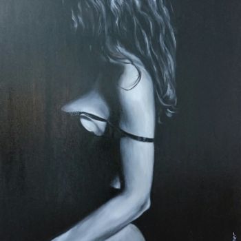 Schilderij getiteld "Secret" door Tanya Kreymer, Origineel Kunstwerk, Olie