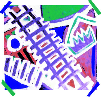 Digital Arts titled "Ladder" by Gotyoufish, Original Artwork, Digital Painting
