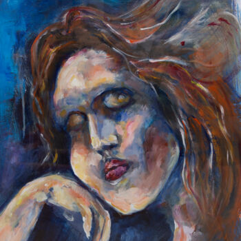 Painting titled "Matilda" by Ioannis Filippopoulos, Original Artwork, Acrylic