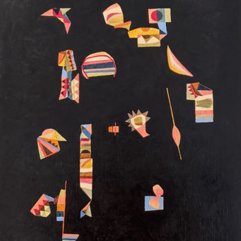 Peinture intitulée "Sans titre" par Jérémie Iordanoff, Œuvre d'art originale, Huile Monté sur Châssis en bois