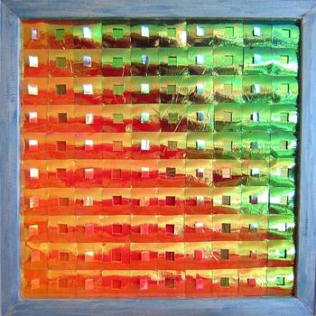 Painting titled "refractions et inte…" by David Barreiro, Original Artwork