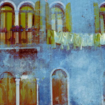 绘画 标题为“Venice 5” 由Ira Tsantekidou, 原创艺术品, 数字油画