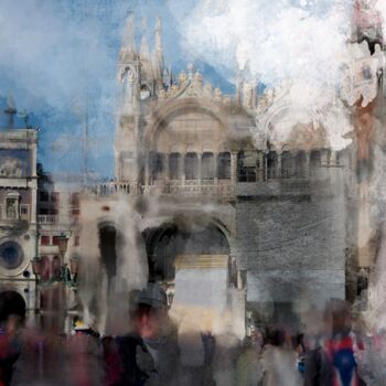 Painting titled "Venice, St Mark's B…" by Ira Tsantekidou, Original Artwork, Digital Painting