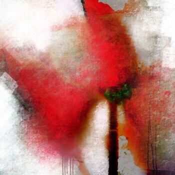 Картина под названием "Flower Composition 5" - Ira Tsantekidou, Подлинное произведение искусства, Цифровая живопись