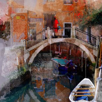 Malarstwo zatytułowany „Venice 19” autorstwa Ira Tsantekidou, Oryginalna praca, Malarstwo cyfrowe