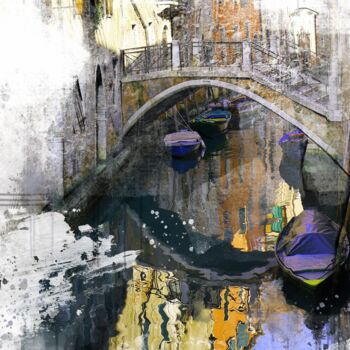 Painting titled "Venice 20" by Ira Tsantekidou, Original Artwork, Digital Painting