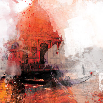 Peinture intitulée "Venice 8" par Ira Tsantekidou, Œuvre d'art originale, Peinture numérique