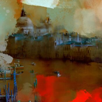Peinture intitulée "Venice 9" par Ira Tsantekidou, Œuvre d'art originale, Peinture numérique