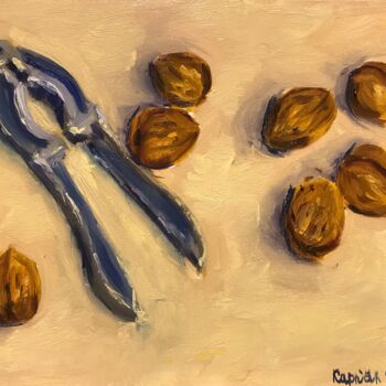 Malerei mit dem Titel "nuts" von Iryna Karpiak, Original-Kunstwerk, Öl