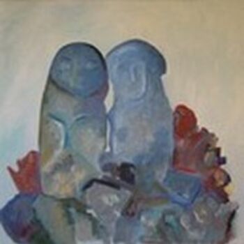 Malerei mit dem Titel "Duo Corsica" von Irane Perko, Original-Kunstwerk