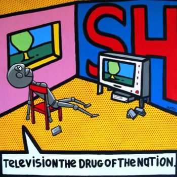 Digital Arts με τίτλο "television the drug…" από Irato75, Αυθεντικά έργα τέχνης