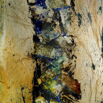 Картина под названием "Color of your Turno…" - Iren Krum, Подлинное произведение искусства, Масло Установлен на Деревянная р…