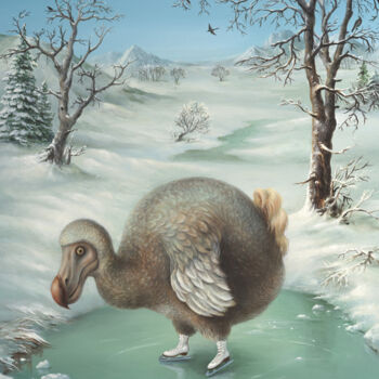 Peinture intitulée "Winter" par Irena Aizen, Œuvre d'art originale