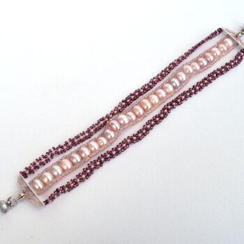 Design titled "Three strand bracel…" by Irena Zelickman, Original Artwork, Jewelry