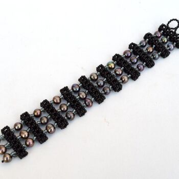 Design titled "Black gothic cuff" by Irena Zelickman, Original Artwork, Jewelry