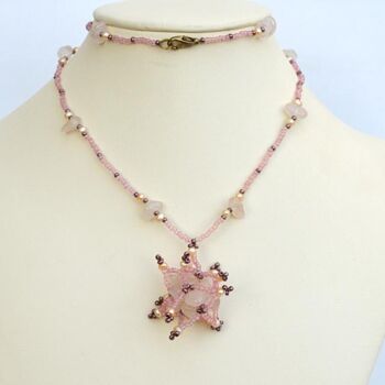 Design titled "Funny spiky pink pe…" by Irena Zelickman, Original Artwork, Jewelry
