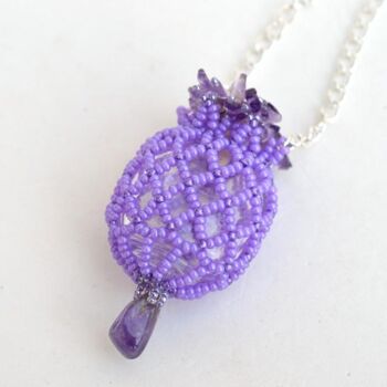 Design titled "Purple aromatherapy…" by Irena Zelickman, Original Artwork, Jewelry