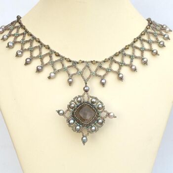 Design intitulada "Silver star necklace" por Irena Zelickman, Obras de arte originais, Jóias