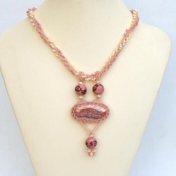 Design titled "Pink extravaganza n…" by Irena Zelickman, Original Artwork, Jewelry