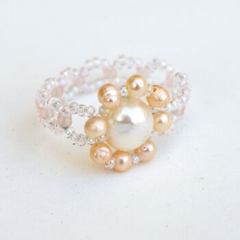 Design titled "Delicate pearl flow…" by Irena Zelickman, Original Artwork, Jewelry