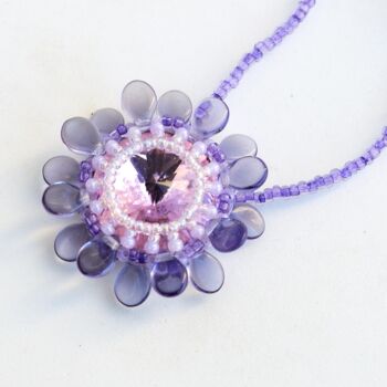 Design titled "Pink and purple dai…" by Irena Zelickman, Original Artwork, Jewelry