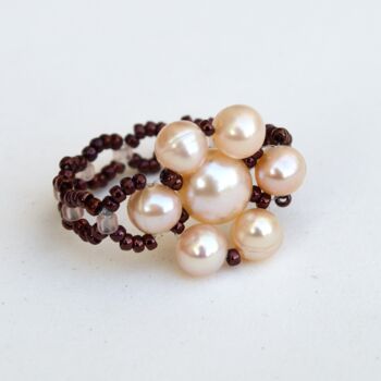 Design titled "Delicate pearl flow…" by Irena Zelickman, Original Artwork, Jewelry