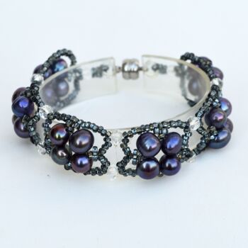 Design intitulée "Pearl bracelet Made…" par Irena Zelickman, Œuvre d'art originale, Bijoux