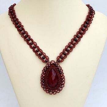 Design intitulée "Classic style neckl…" par Irena Zelickman, Œuvre d'art originale, Bijoux