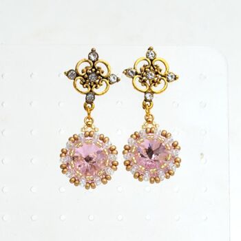 제목이 "Glam stud earrings…"인 디자인 Irena Zelickman로, 원작, 보석류