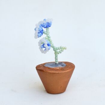 「Potted flower minia…」というタイトルのデザイン Irena Zelickmanによって, オリジナルのアートワーク, テーブルアート