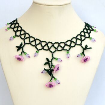 Design / Projektowanie użytkowe zatytułowany „Wild rose hips neck…” autorstwa Irena Zelickman, Oryginalna praca, Biżuteria
