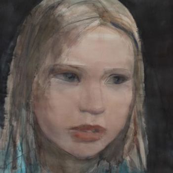 Картина под названием "Katrina" - Irena Luse, Подлинное произведение искусства, Акварель