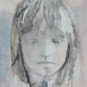 Painting titled "Sofia" by Irena Luse, Original Artwork, Watercolor