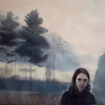 Картина под названием "Autumn" - Irena Luse, Подлинное произведение искусства, Акварель