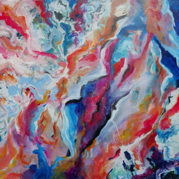 Painting titled "Confusion" by Irene Mahon, Original Artwork, Acrylic