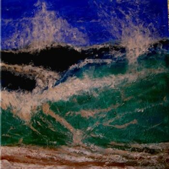 Pittura intitolato "O Senhor Mar" da Irene Pissarro, Opera d'arte originale, Olio