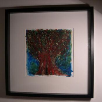 Malerei mit dem Titel "Árvore;" von Irene Pissarro, Original-Kunstwerk, Öl