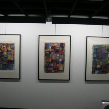 Malerei mit dem Titel "Exposição na Galeri…" von Irene Pissarro, Original-Kunstwerk, Öl