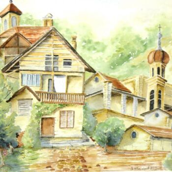 Painting titled "SAVOIE" by Irene Streichert, Original Artwork