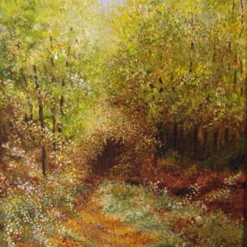 Painting titled "Entre Manosque et G…" by Irene Streichert, Original Artwork