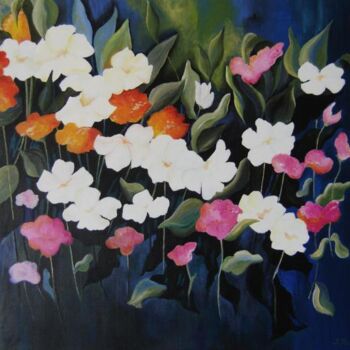 绘画 标题为“Fleurs en fête” 由Irene Streichert, 原创艺术品