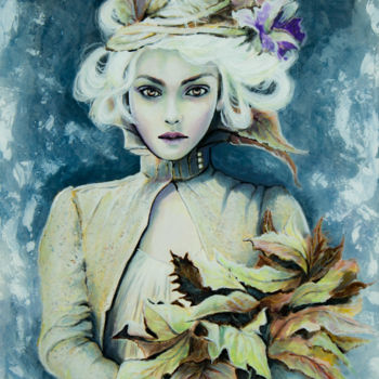 "Herbst" başlıklı Tablo Grazyna Federico tarafından, Orijinal sanat, Akrilik