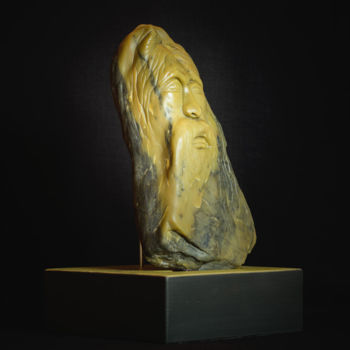 Sculpture titled "Der Yogi" by Grazyna Federico, Original Artwork