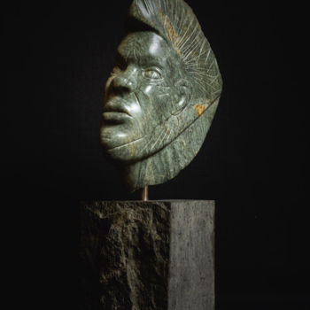 Sculptuur getiteld "Der Krieger" door Grazyna Federico, Origineel Kunstwerk